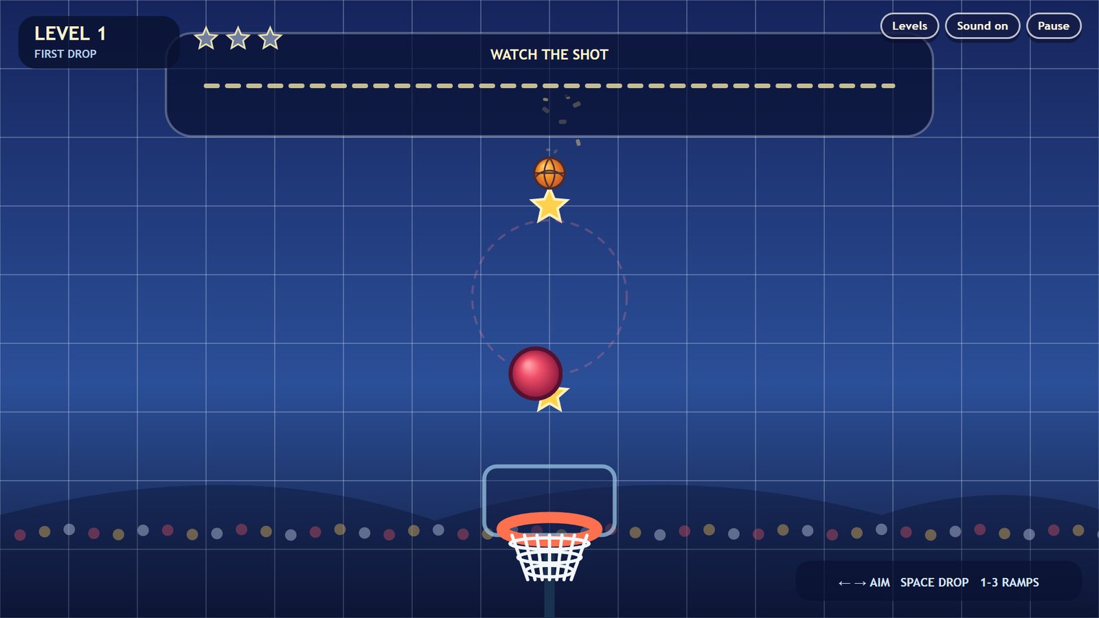 Teach Kids Games: Age 5. Basketball hoop challenge.